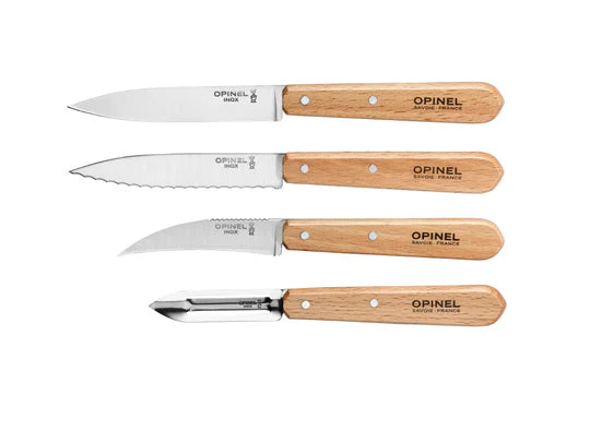 Opinel 4pc Kitchen Knife Set