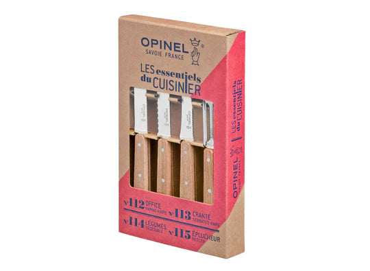 Opinel 4pc Kitchen Knife Set