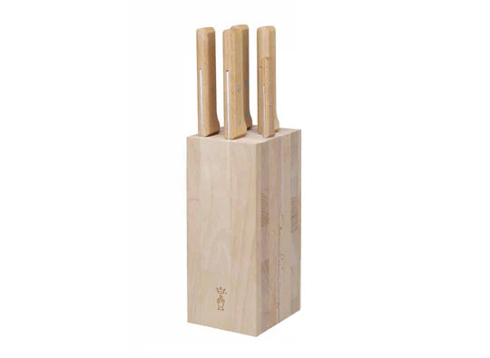 Opinel Parallele 5pc Knife Block Set