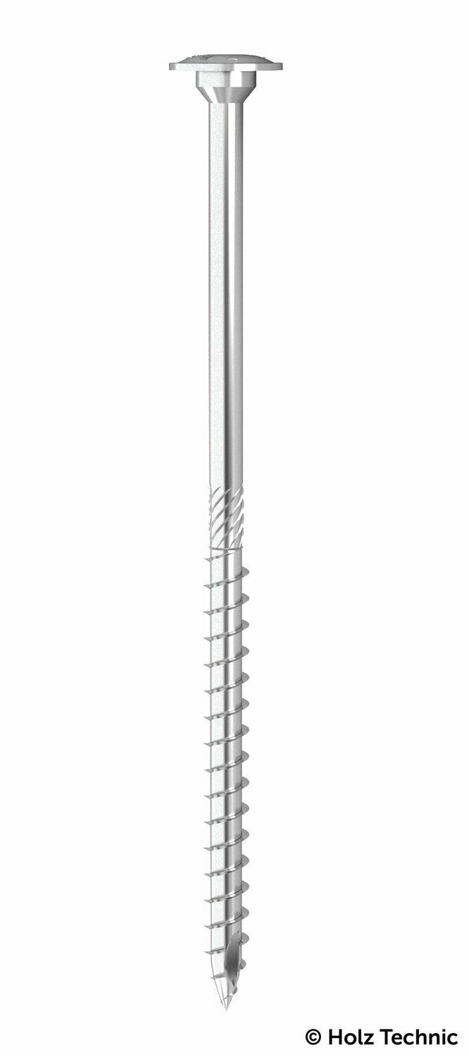 TLL White Flange-Head Screw For Wood