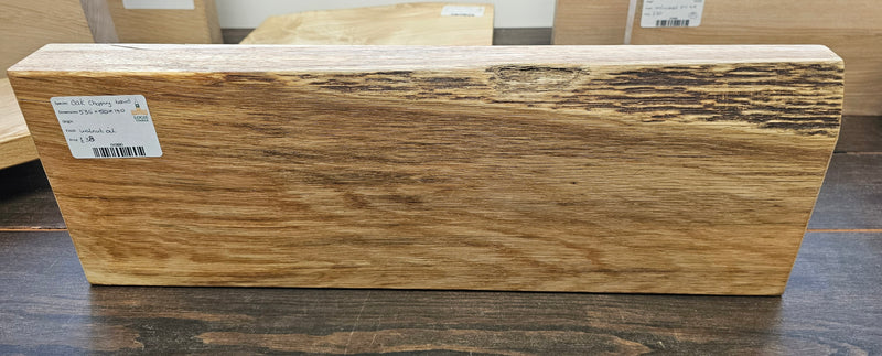 "Oak" Finished Chopping Board - 535 x 50 x 180