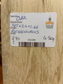 Oak (W) 165mm x (D) 24mm x (L) 1.46m