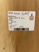 Beech (W) 360mm x (D) 50mm x (L)1400mm