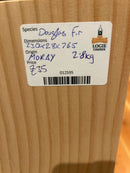 Douglas fir (W) 230mm x (D) 28mm x (L) 0.76m