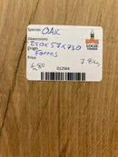 Oak (W)250mm x (D)57mm x (L)0.73m