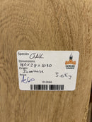 Oak (W) 180mm x (D) 28mm x (L) 1.040m