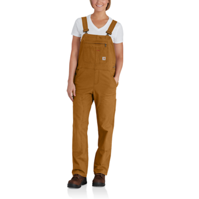 Carhartt Rugged Flex Loose Fit Canvas Bib Overall (Women's)