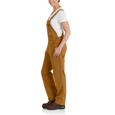 Carhartt Rugged Flex Loose Fit Canvas Bib Overall (Women's)