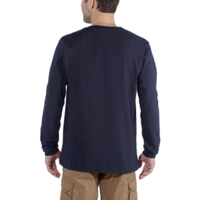 Carhartt Relaxed Fit Heavyweight Long-Sleeve Logo Graphic T-shirt