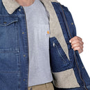 Men's Carhartt Denim Sherpa Lined Berwick Jacket