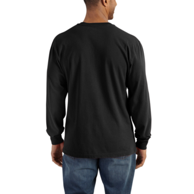 Carhartt Loose Fit Heavyweight Long-Sleeve Pocket Henley T-shirt