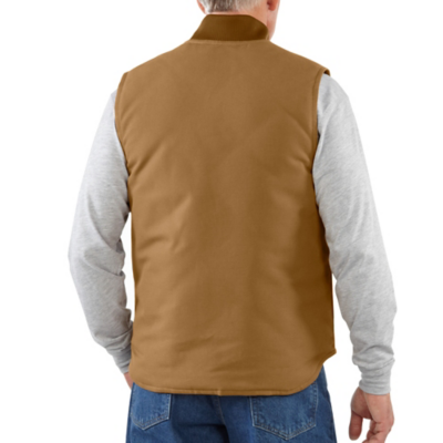 Carhartt Relaxed Fit Firm Duck Insulated Rib Collar Vest