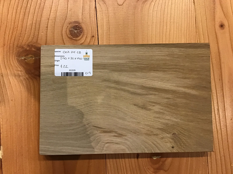 Oak DIY chopping board