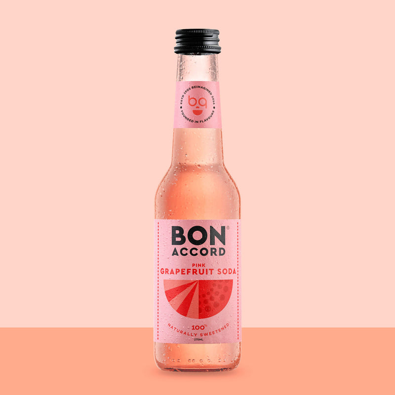 Bon Accord Pink Grapefruit Soda