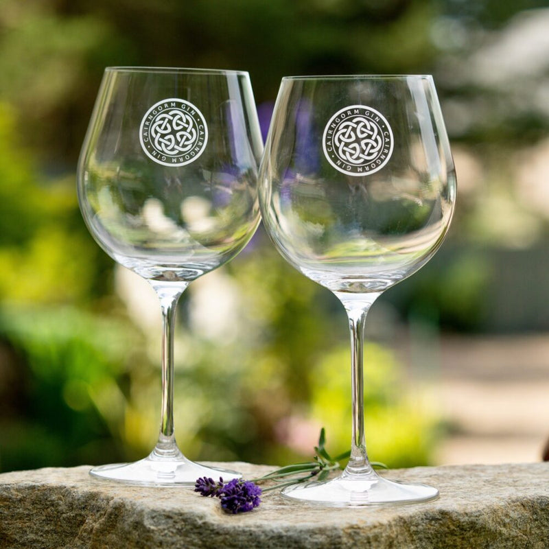 Cairngorm Gin Stemmed Dartington Gin Glasses