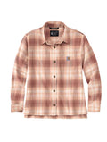 Women's Rugged Flex Loose Fit Medium Weight Flannel Shirt