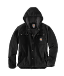 Carhartt Men's Relaxed Fit Washed Duck Sherpa-Lined Utility Jacket