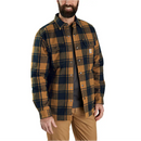 Carhartt Men's Relaxed Fit Heavyweight Flannel Sherpa-Lined Shirt Jacket