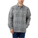 Carhartt Men's Relaxed Fit Heavyweight Flannel Sherpa-Lined Shirt Jac