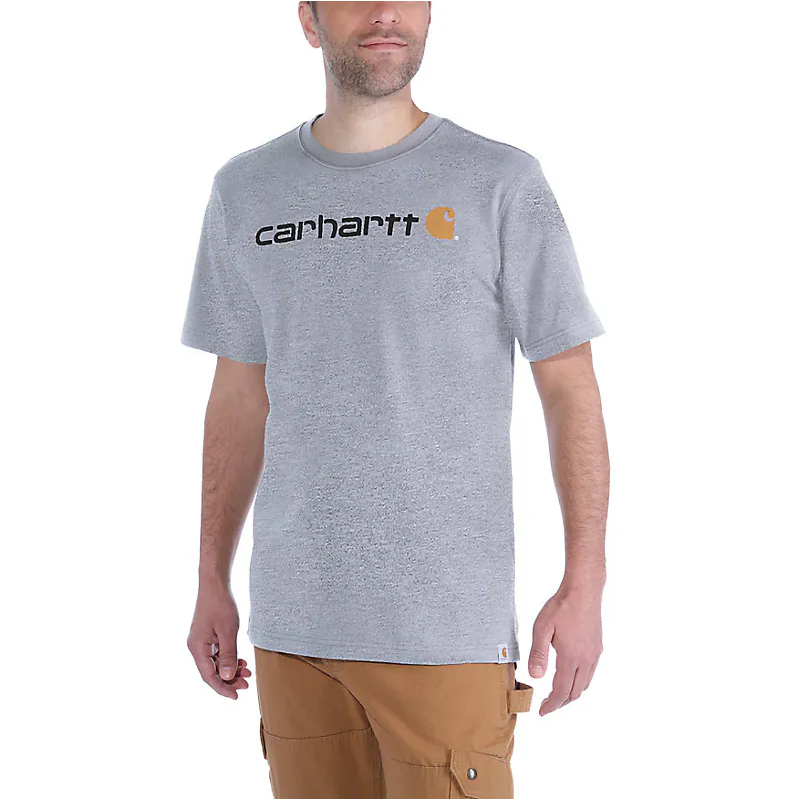 Carhartt Relaxed Fit Heavyweight Short-Sleeve Logo Graphic T-shirt