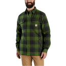 Carhartt Men's Relaxed Fit Heavyweight Flannel Sherpa-Lined Shirt Jacket