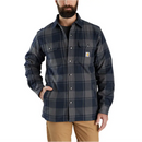 Carhartt Men's Relaxed Fit Heavyweight Flannel Sherpa-Lined Shirt Jacket