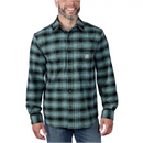 Carhartt Men's Rugged Flex Relaxed Fit Medium Weight Flannel Long Sleeve Plaid Shirt