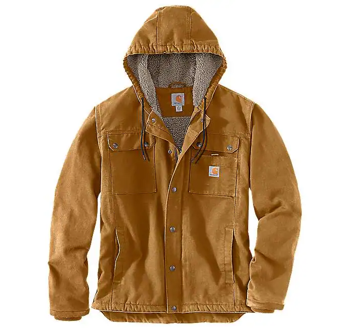 Carhartt Relaxed Fit Washed Duck Sherpa-Lined Utility Jacket