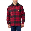 Carhartt Men's Rugged Flex™ Relaxed Fit Flannel Fleece Lined Hooded Shirt Jacket