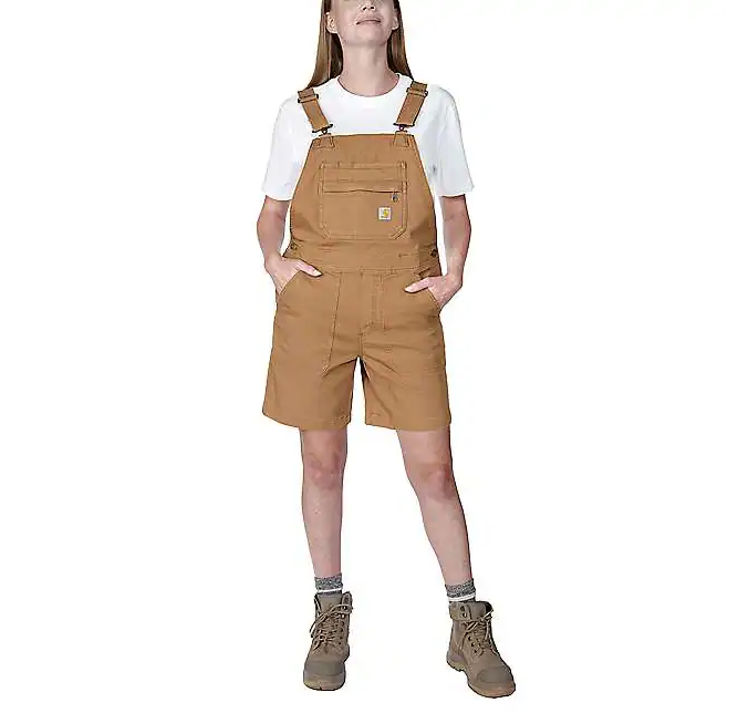 Carhartt Women's - RUGGED FLEX™ RELAXED FIT CANVAS SHORTALL