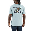 Relaxed Fit Heavyweight Short-Sleeve Pocket Outdoor Graphic T-Shirt