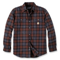 Carhartt Men's Loose Fit Heavyweight Flannel Long-Sleeve Plaid Shirt