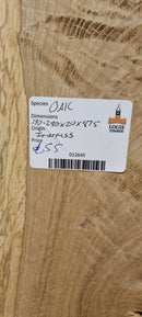 Oak (W) 190-280mm x (D) 20mm x (L) 0.875m