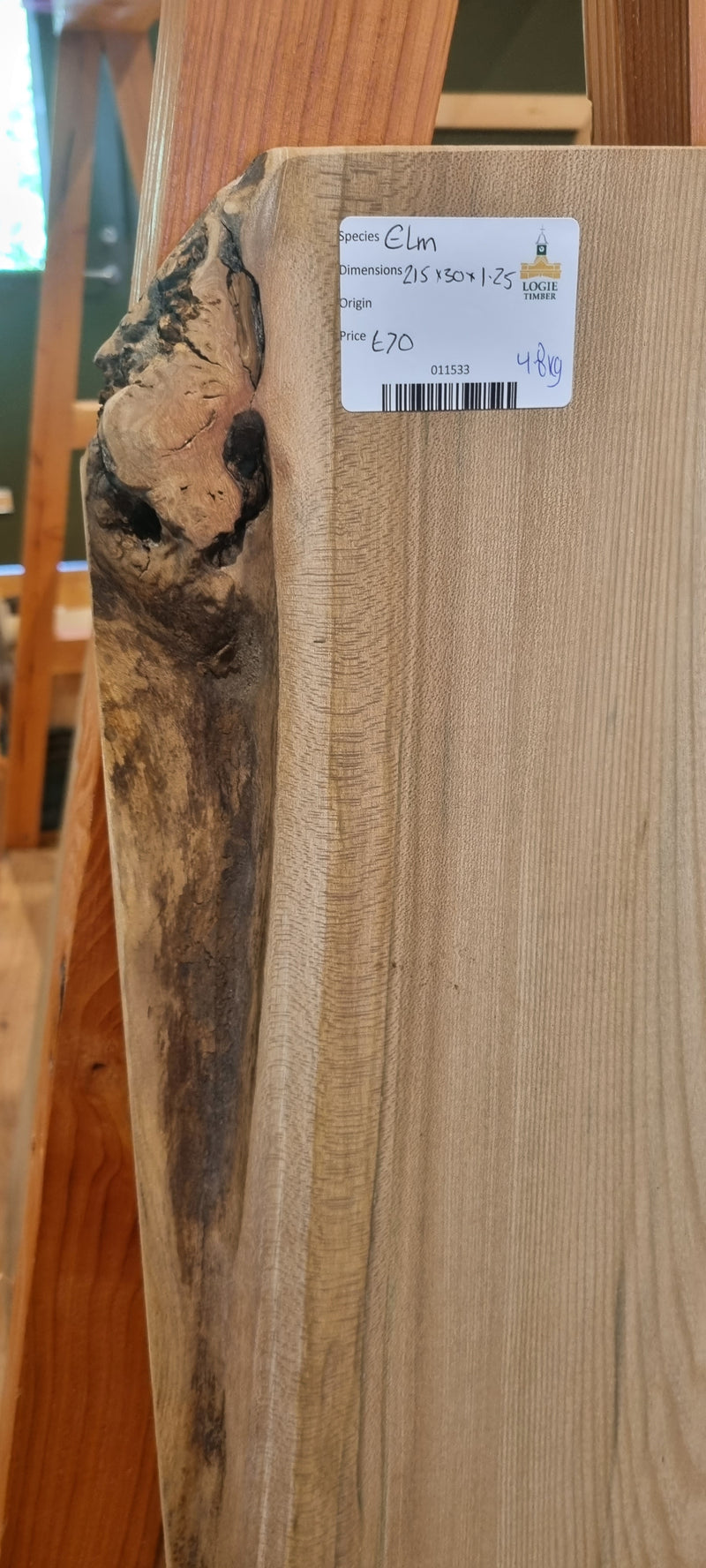 Elm 215 x 30 x 1.25