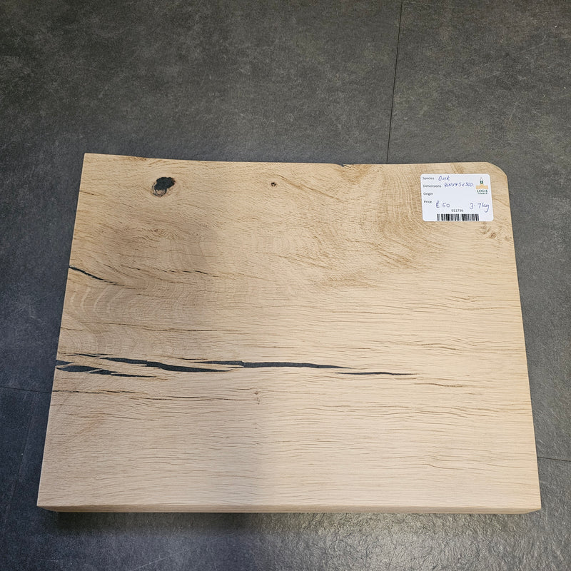 Oak chopping board 400x45x300