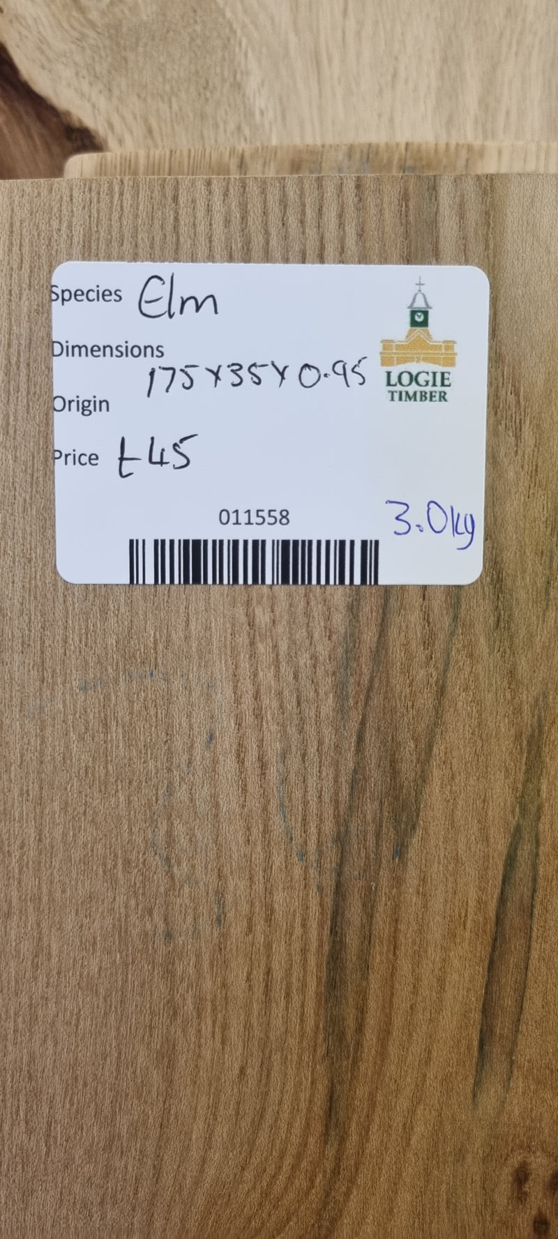 Elm 175 x 35 x 0.95