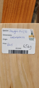 Douglas Fir (2) 280 x 40 x 1.16