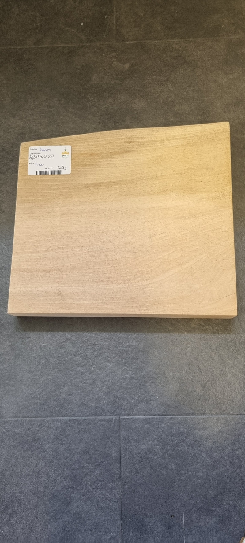 Beech 312 x 44 x 0.29