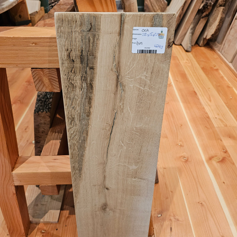 Oak 220 x 25 x 0.96