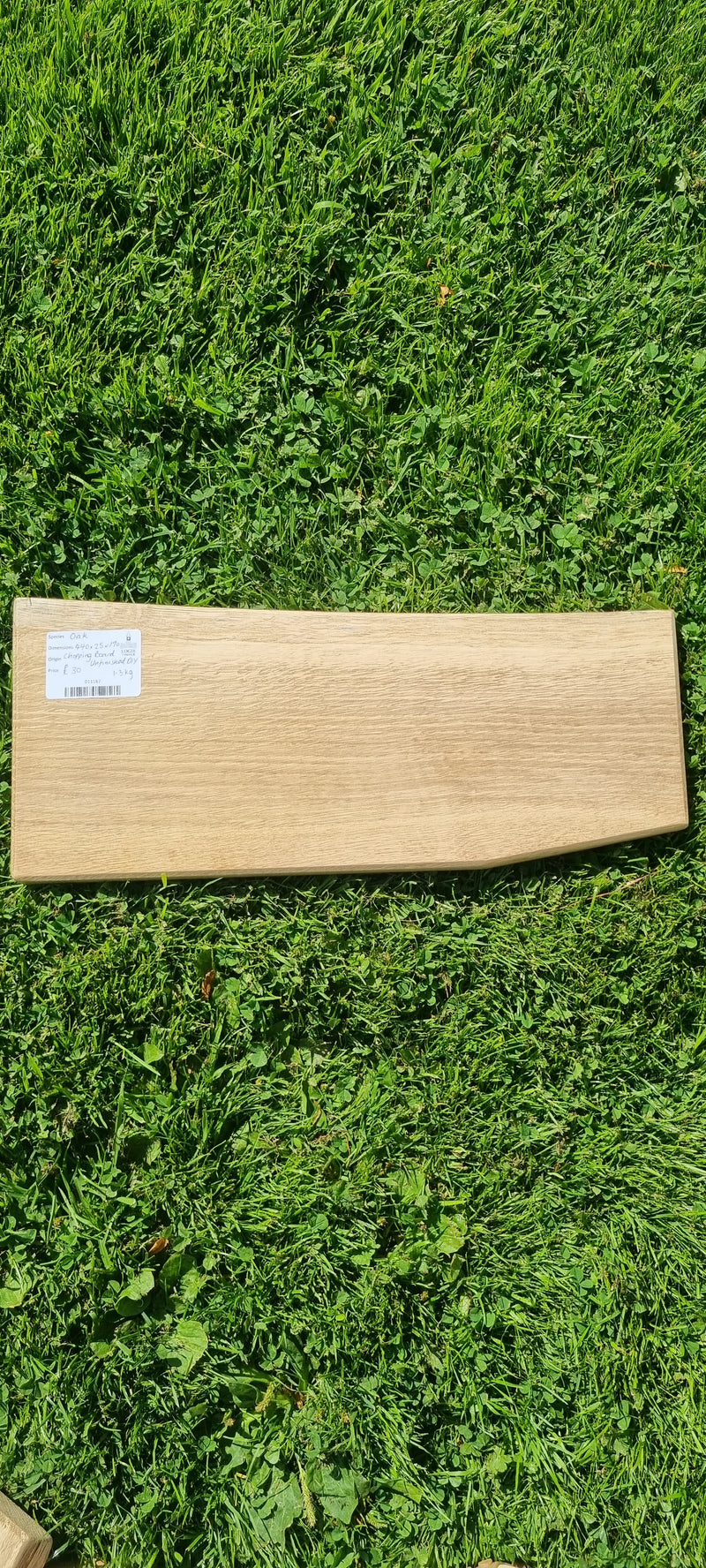 Oak Chopping Board 440 x 25 x 190