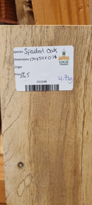 Spalted Oak 170 x 50 x 0.76