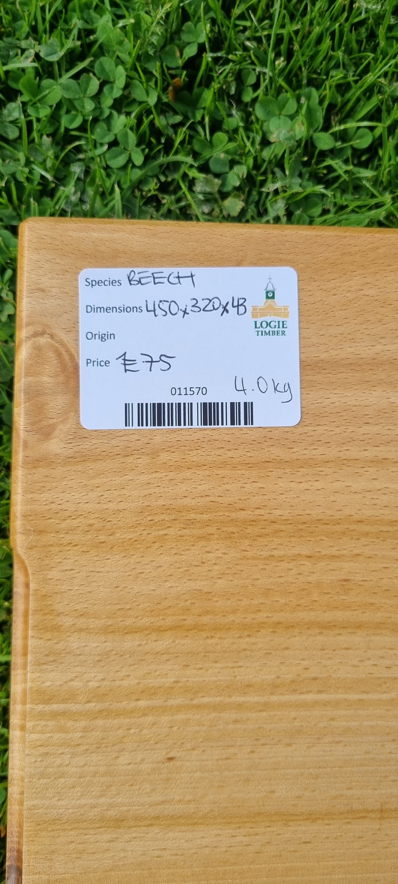 Beech Chopping Board 450 x 320 x 43
