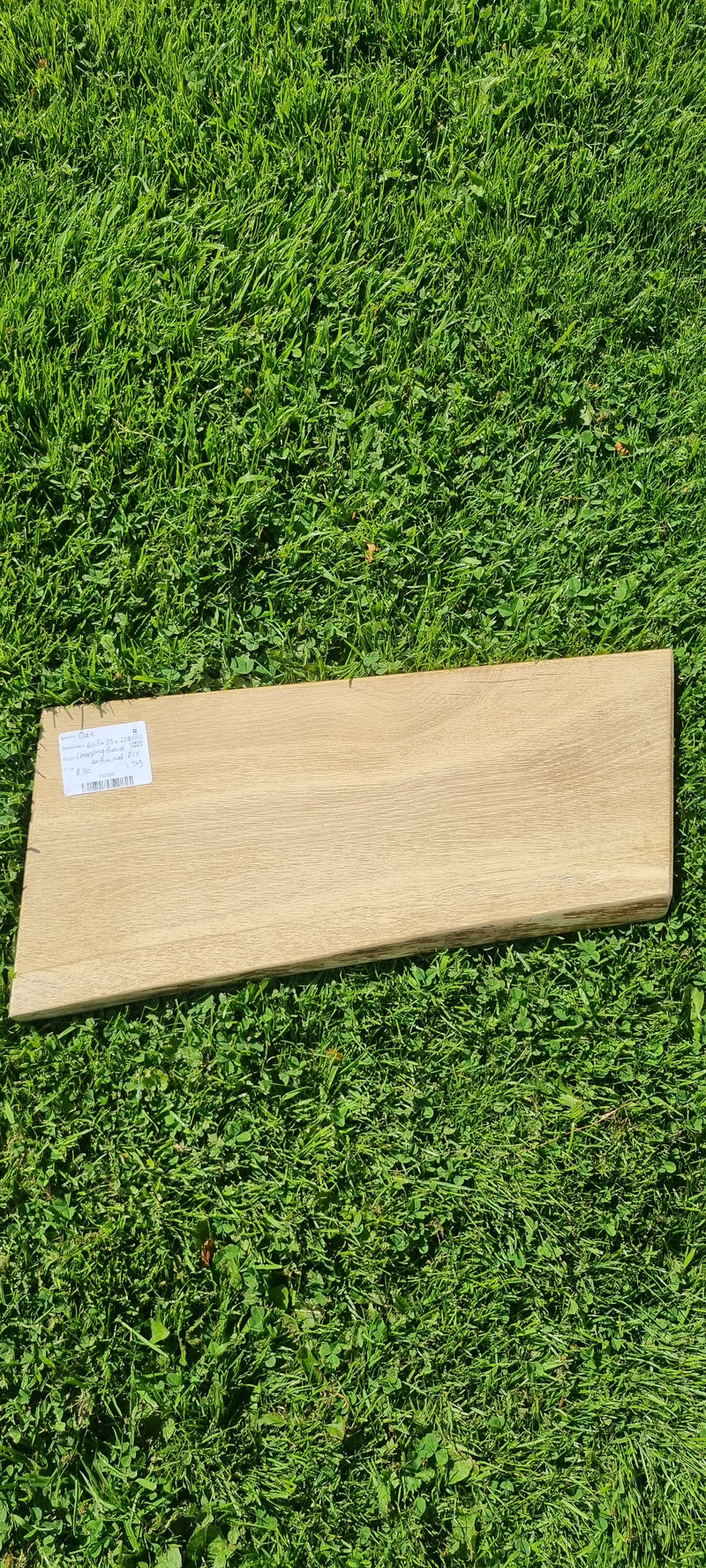 Oak Chopping Board 455 x 25 x 220