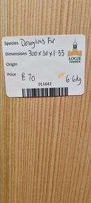 Douglas Fir 300x30x1.33
