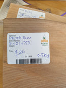 Spalted Elm Chopping Board 161x21x250