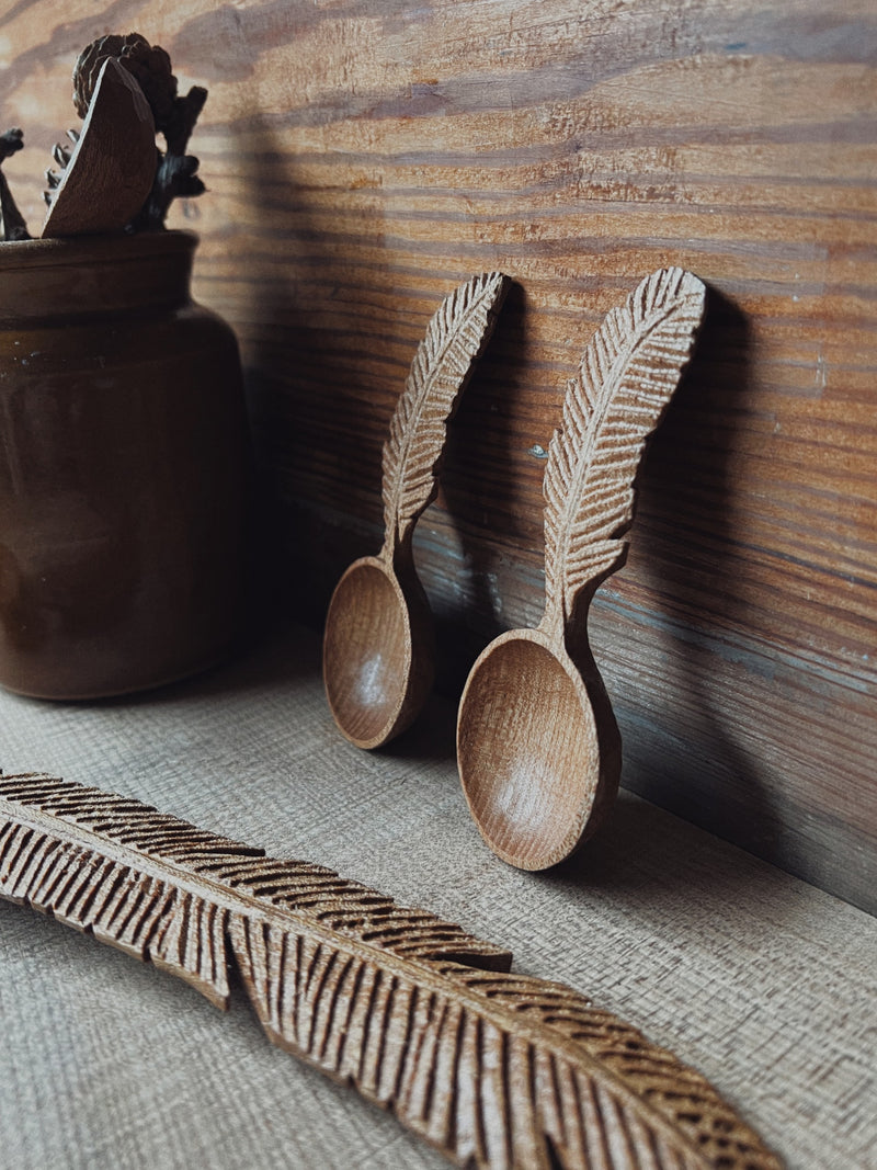 Cabin Carved - Coffee Scoop